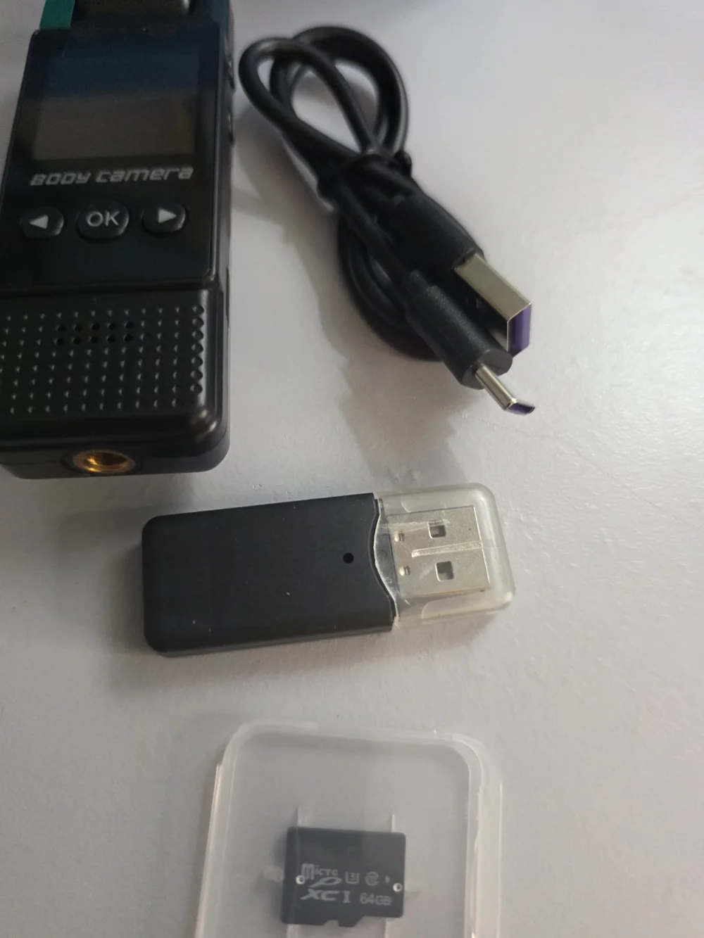 Mini Body Camera with Blue Retail Box